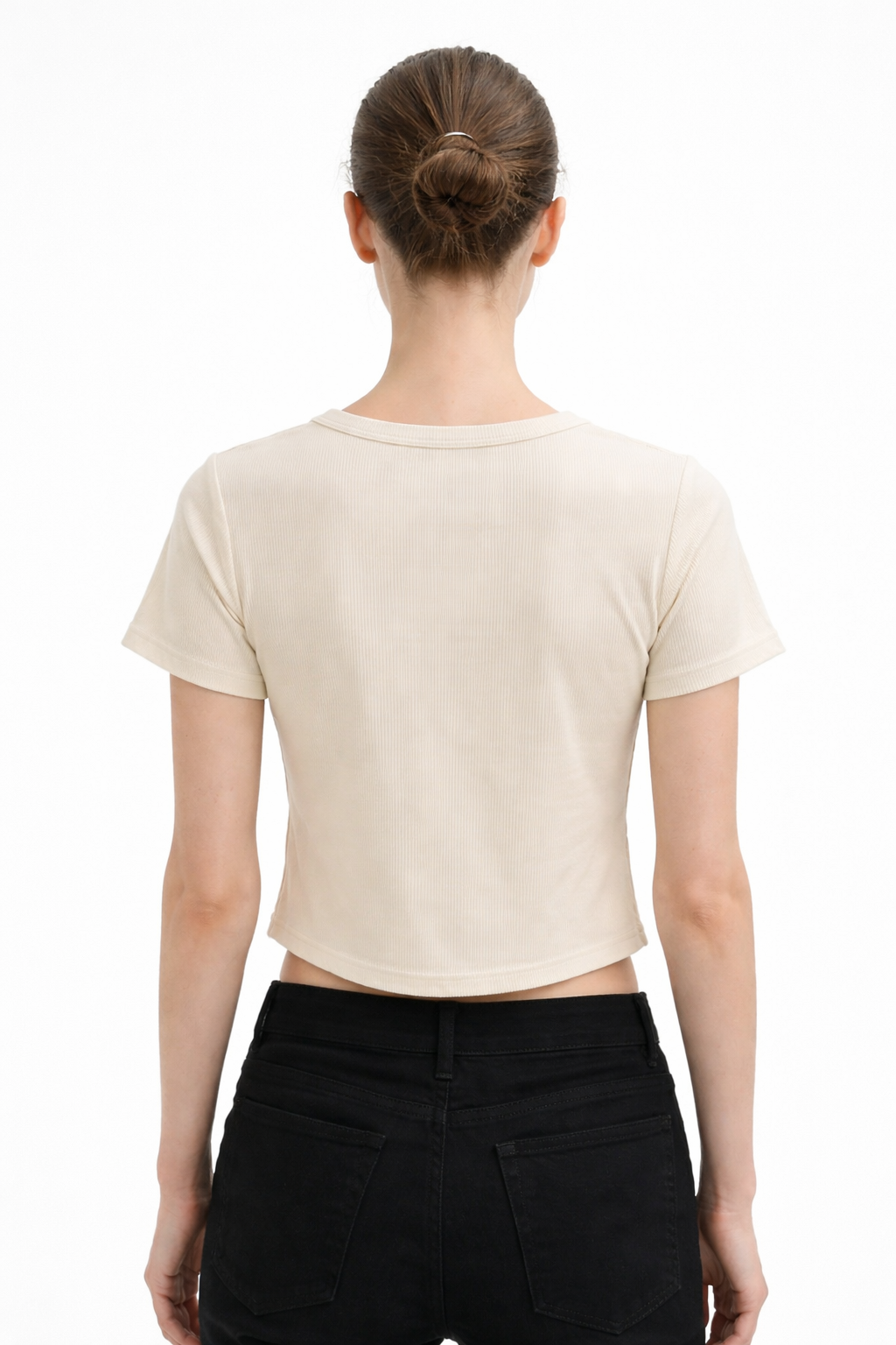 Women’s Printed Short-Sleeve Crop Top