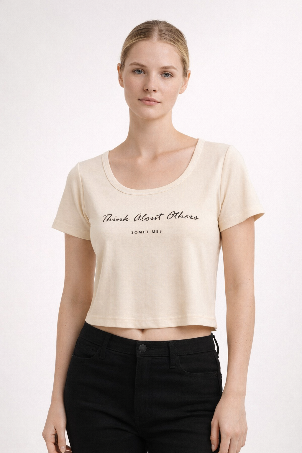 Women’s Printed Short-Sleeve Crop Top