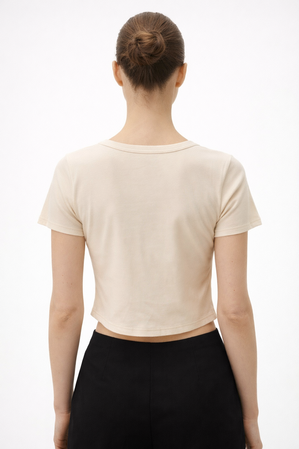 Women’s Printed Short-Sleeve Crop Top