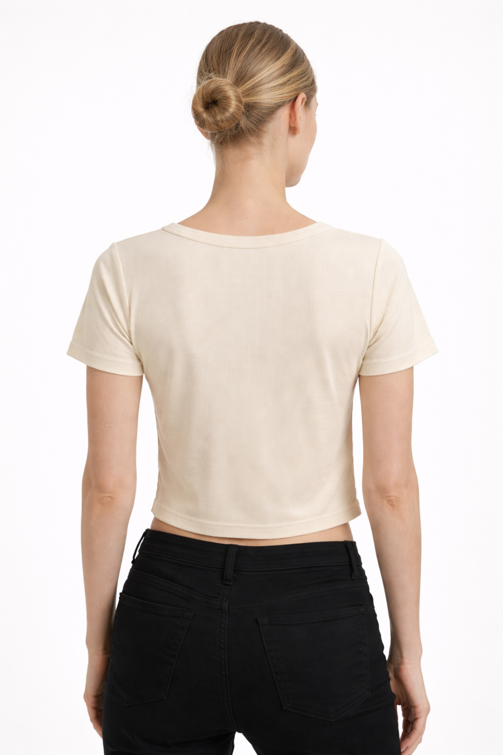 Women’s Printed Short-Sleeve Crop Top