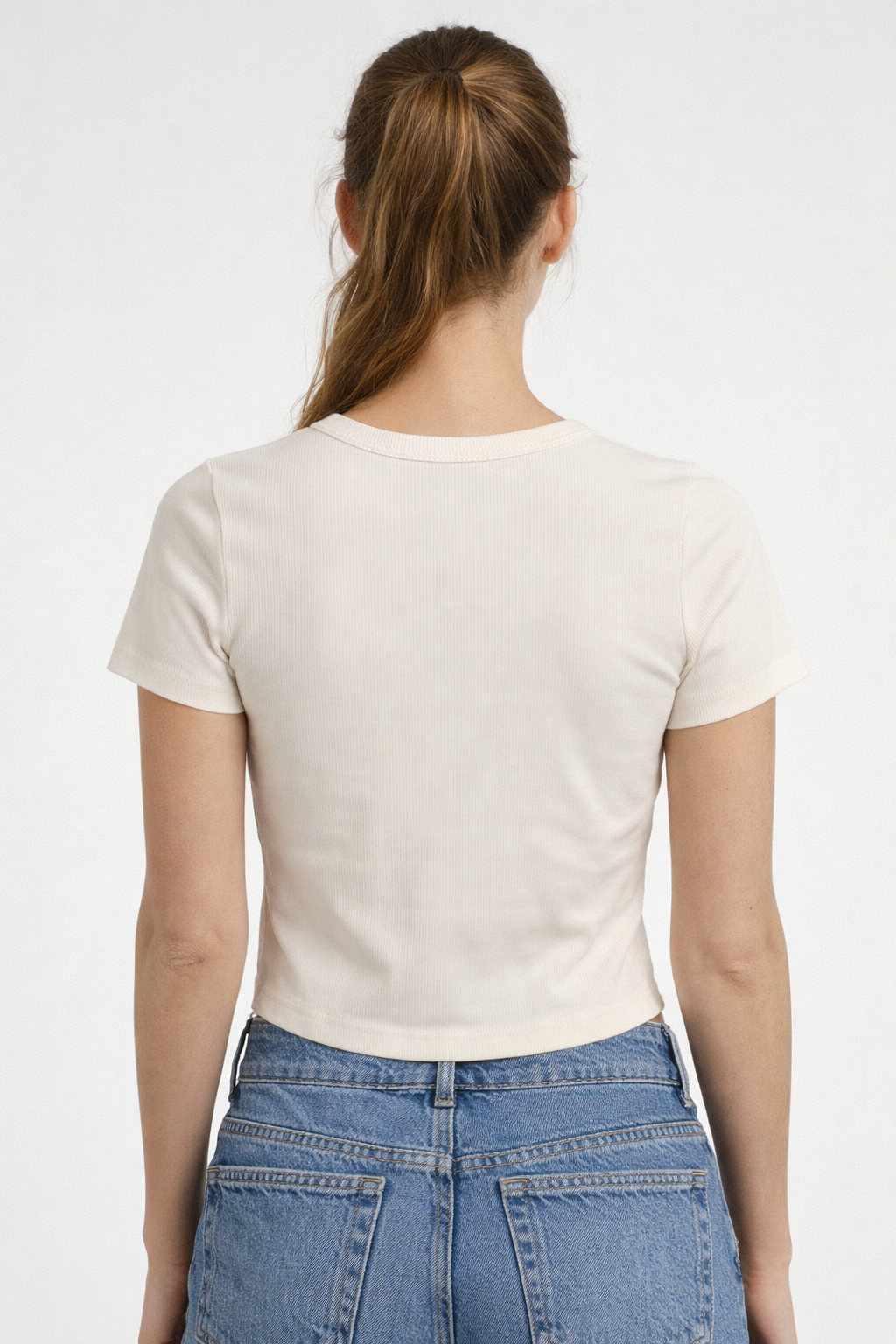 Women’s Printed Short-Sleeve Crop Top