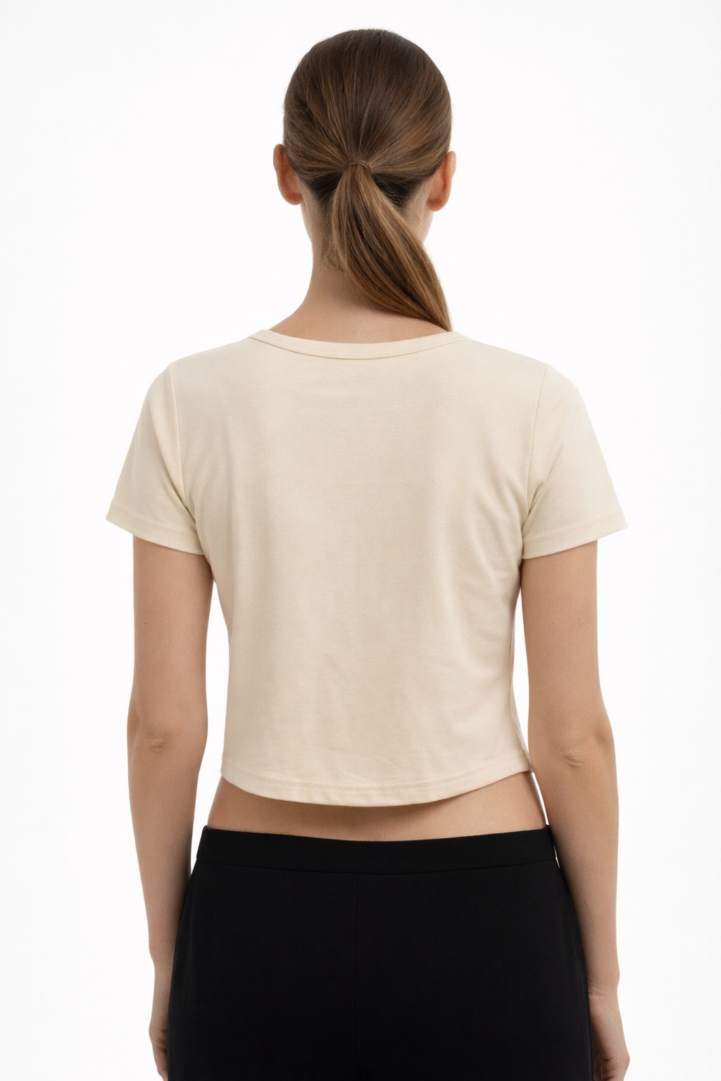 Women’s Printed Short-Sleeve Crop Top