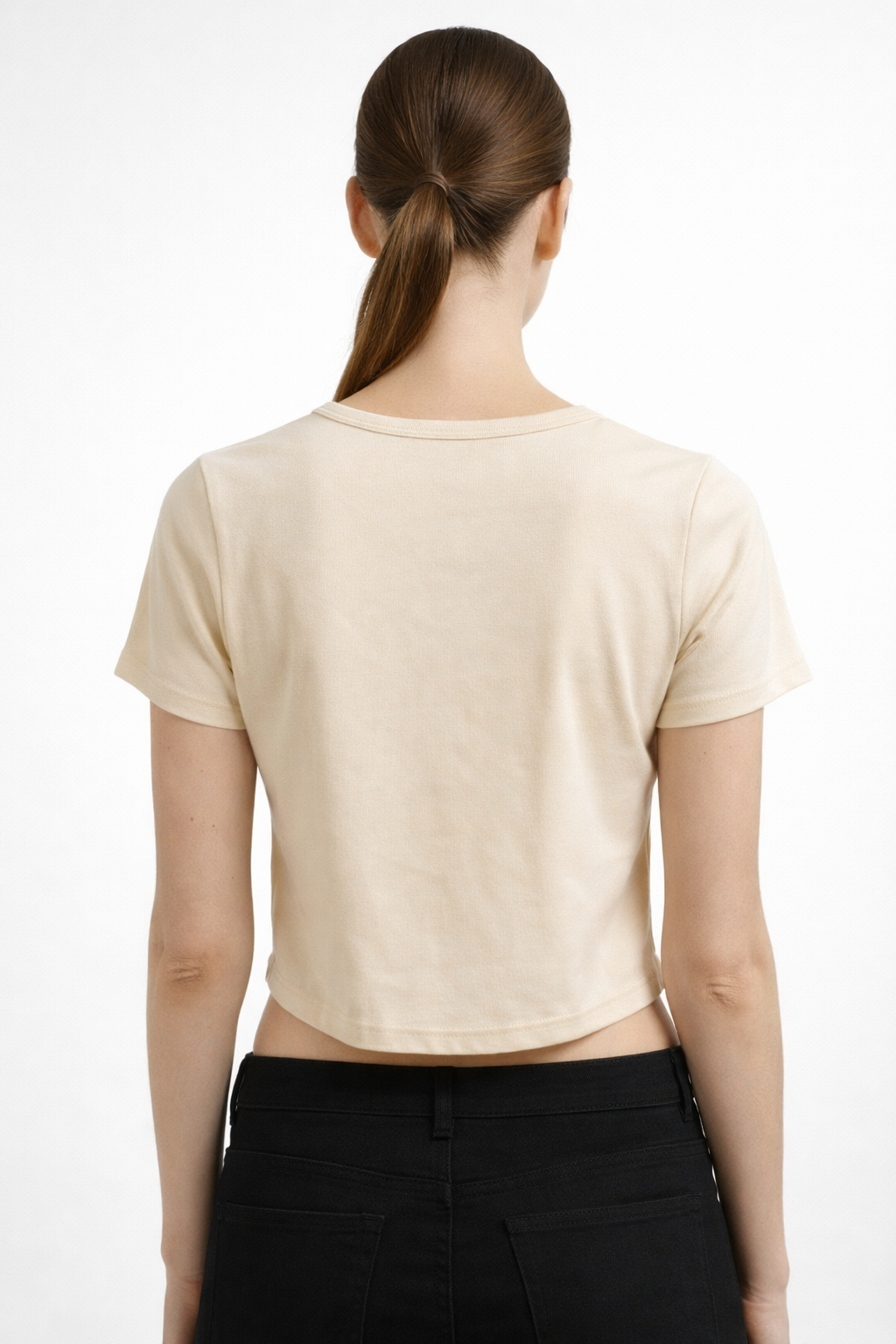 Women’s Printed Short-Sleeve Crop Top