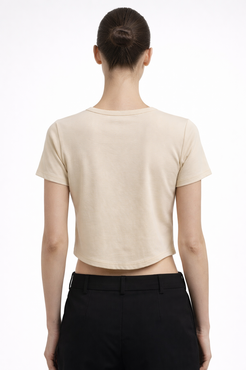 Women’s Ribbed Logo Crop Top