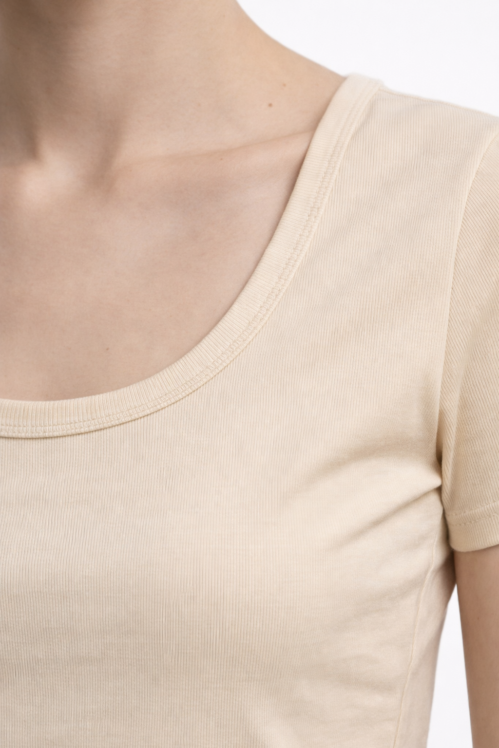 Women’s Solid Ribbed Crop Top