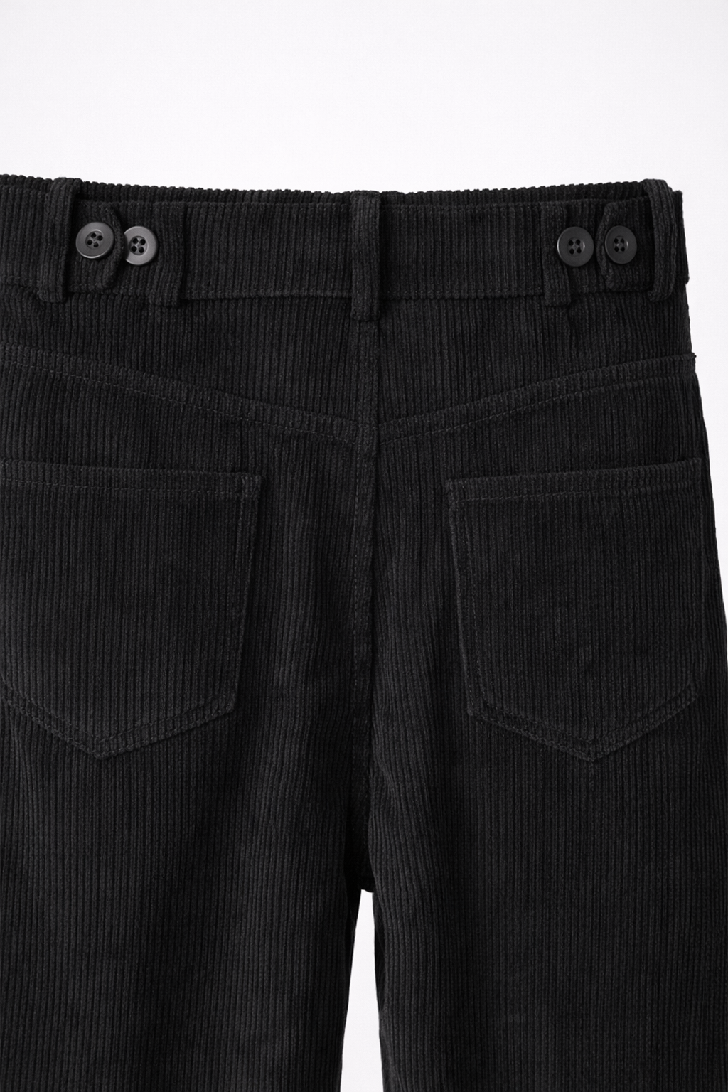 Women’s Black Corduroy Straight Leg Pants