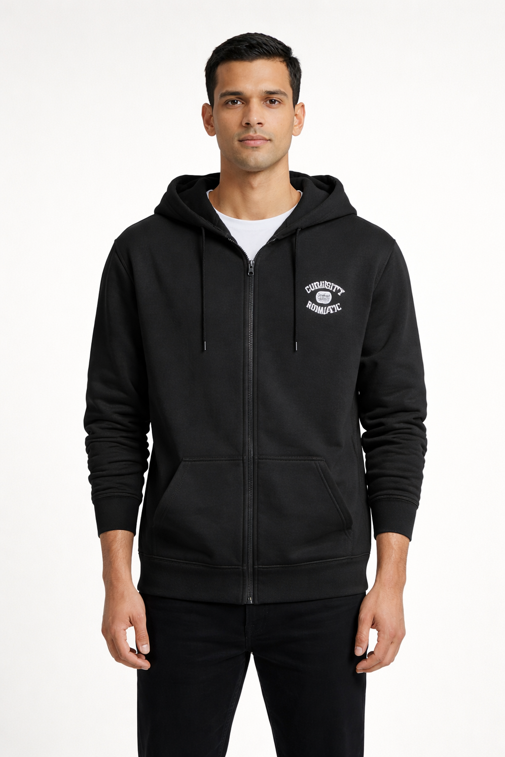 Men’s Zip-Front Hooded Sweatshirt
