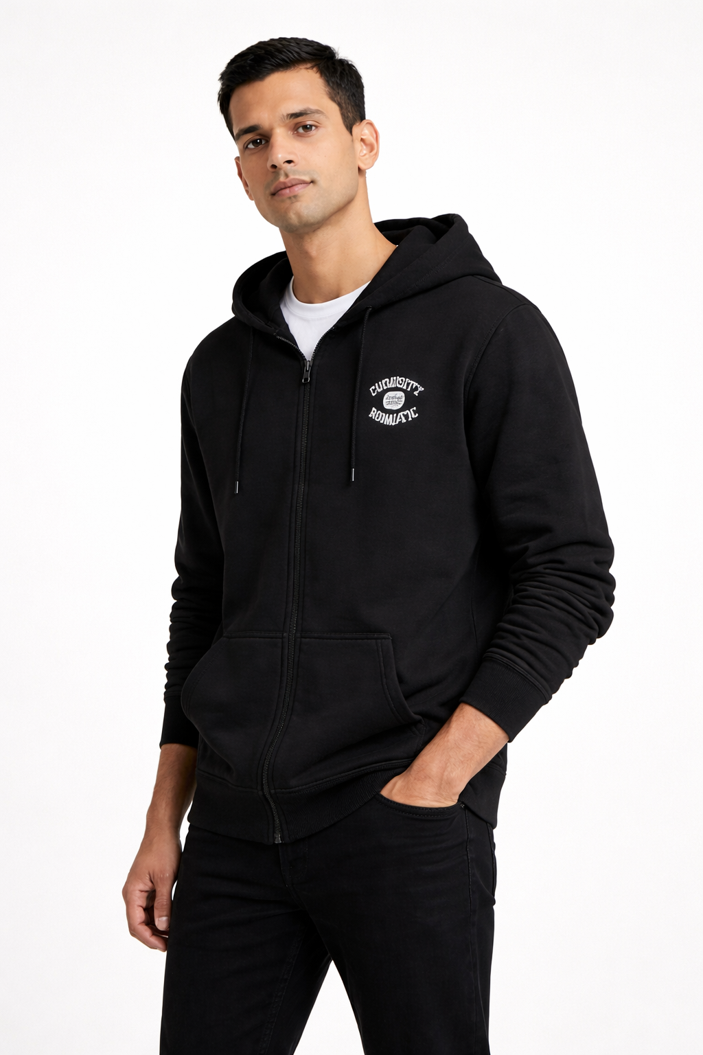 Men’s Zip-Front Hooded Sweatshirt