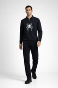 Men’s Black Half-Zip Sweatshirt