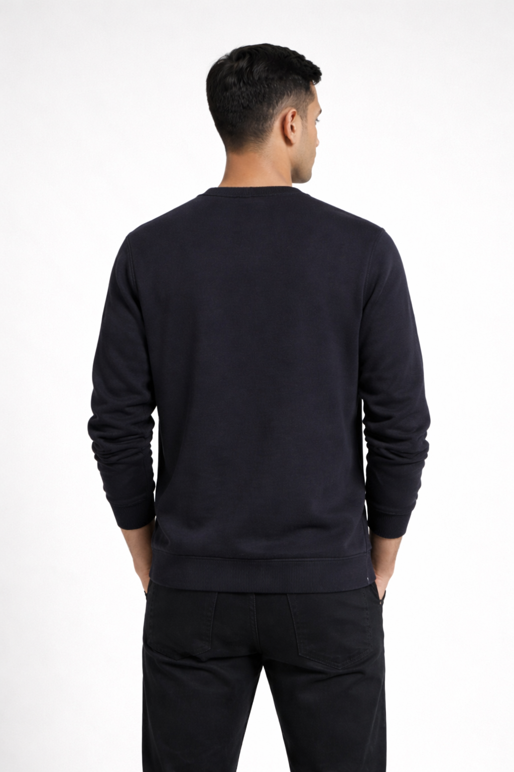 Men’s Black Printed Sweatshirt