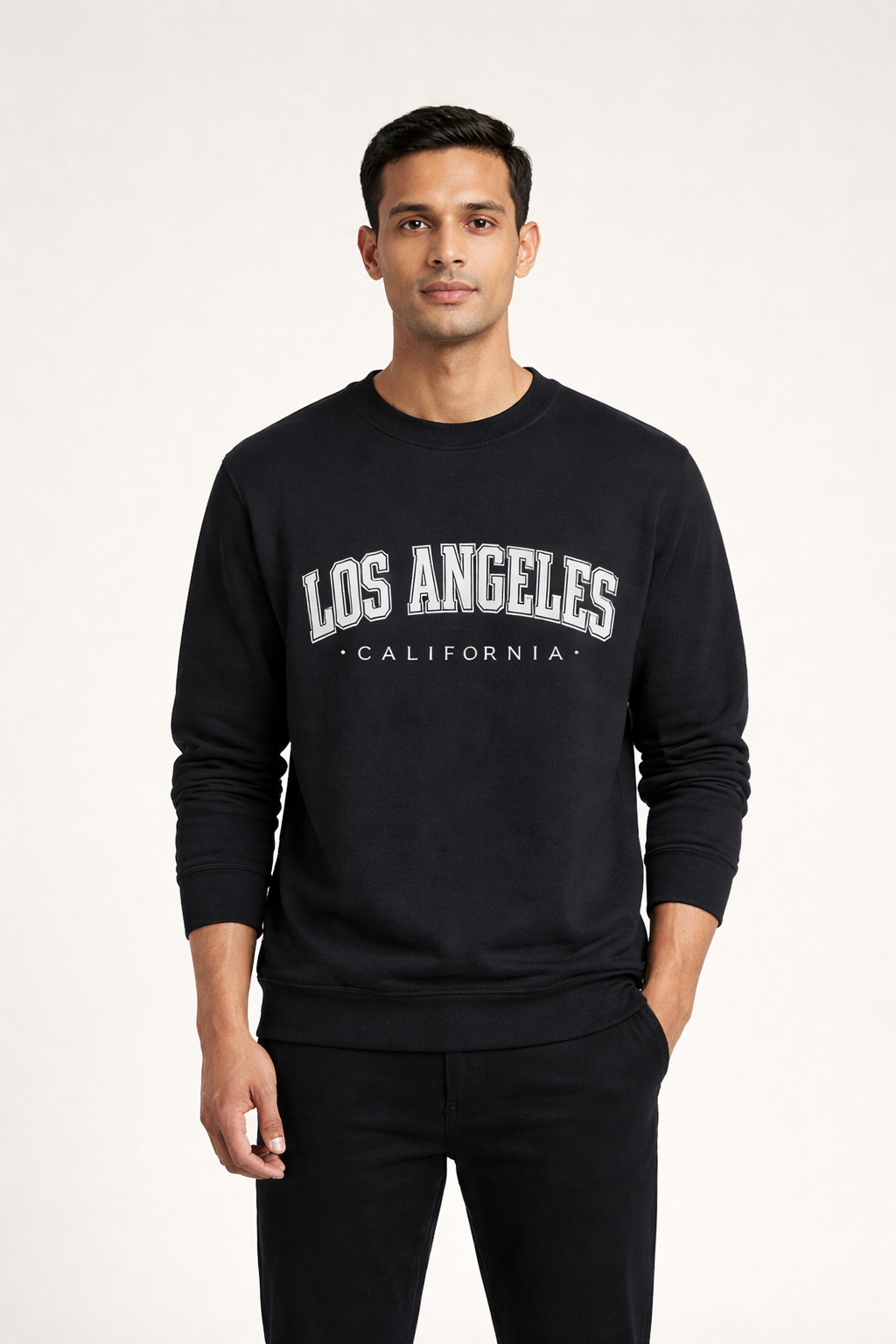 Men’s Printed Crew-Neck Sweatshirt