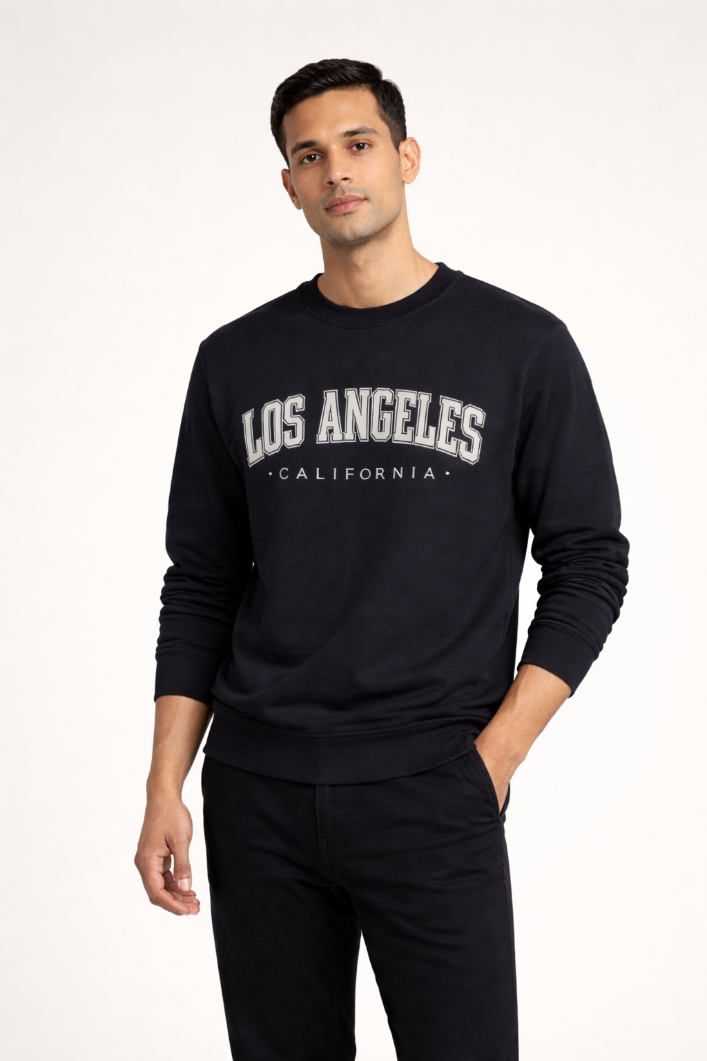 Men’s Printed Crew-Neck Sweatshirt