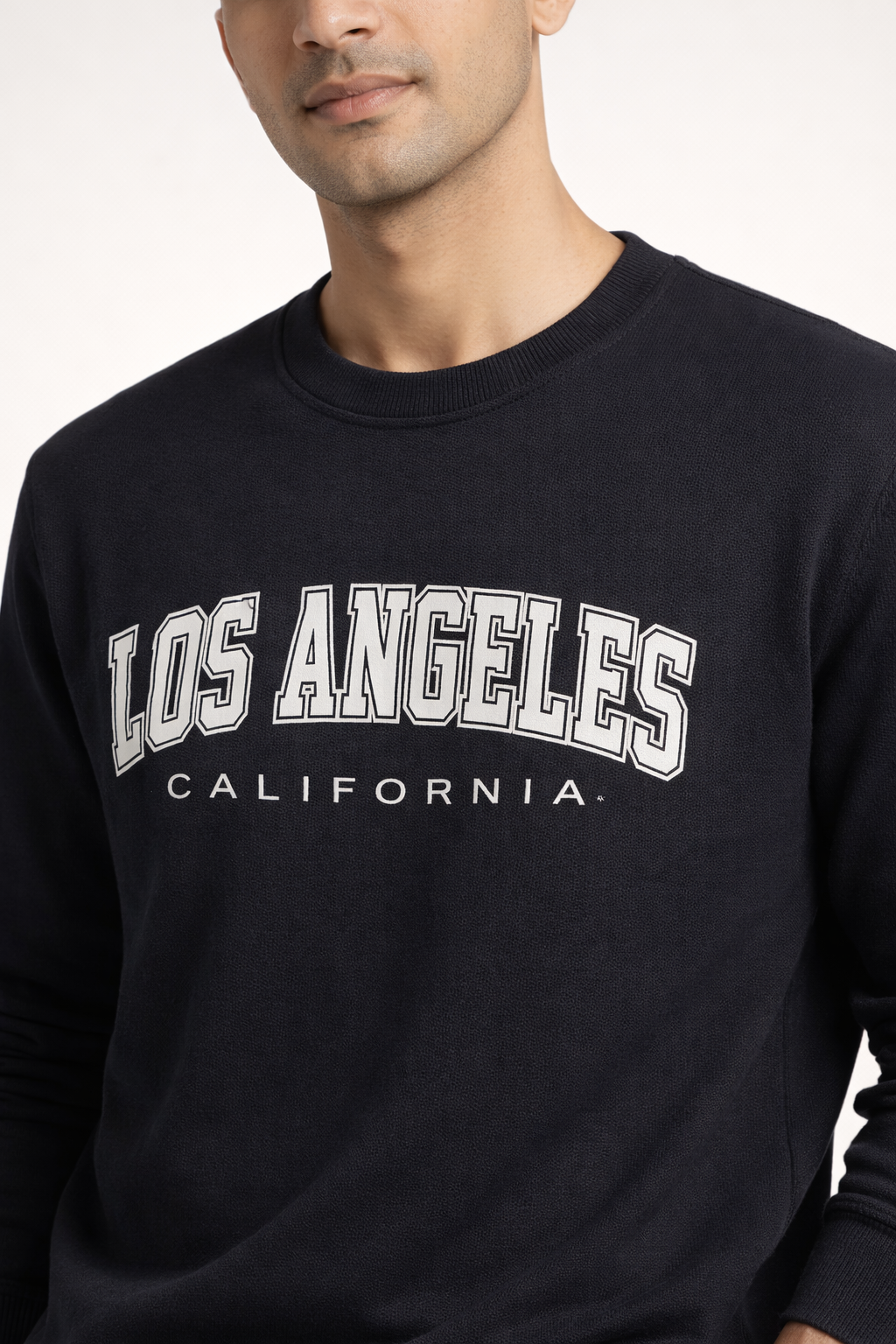 Men’s Printed Crew-Neck Sweatshirt