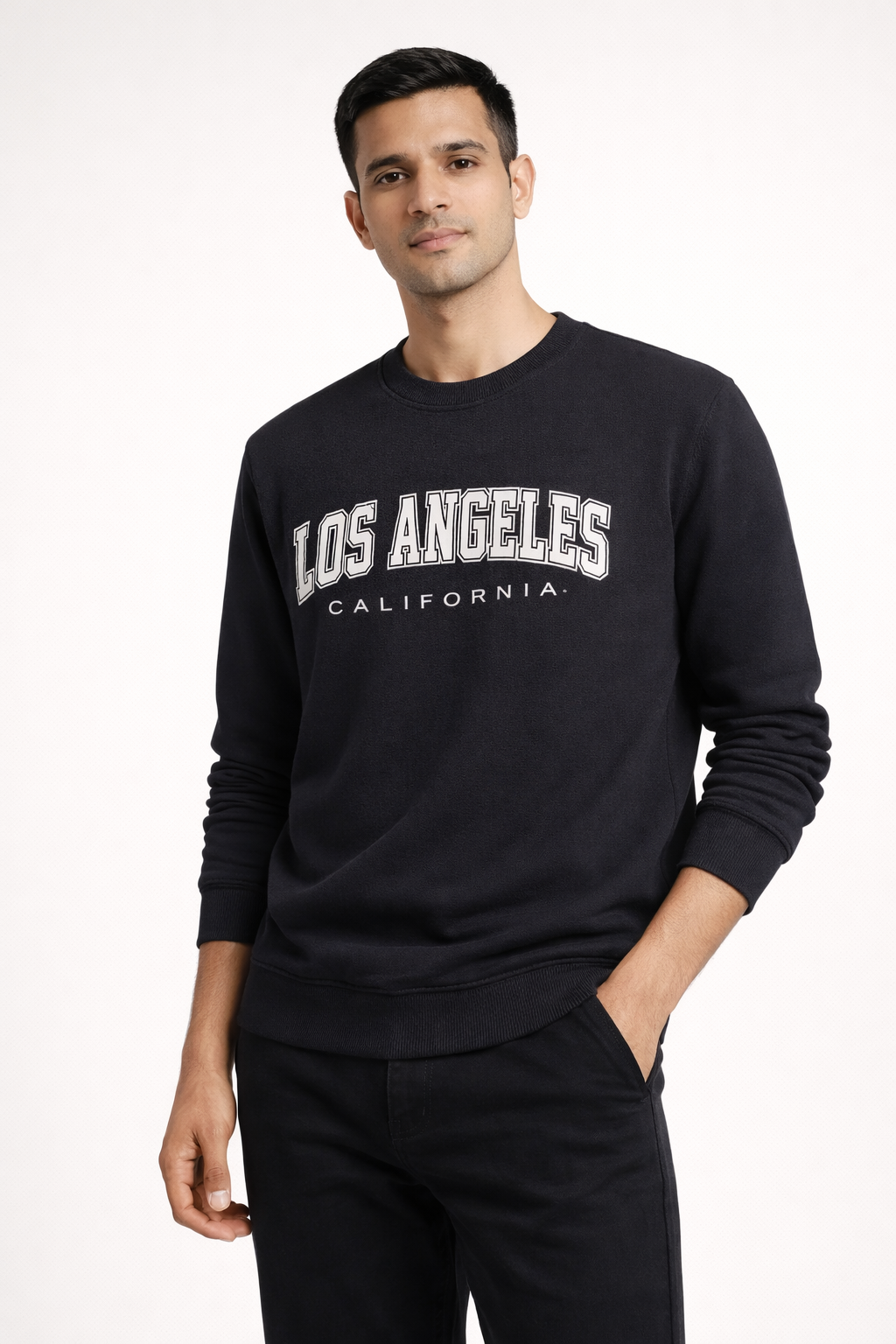 Men’s Printed Crew-Neck Sweatshirt