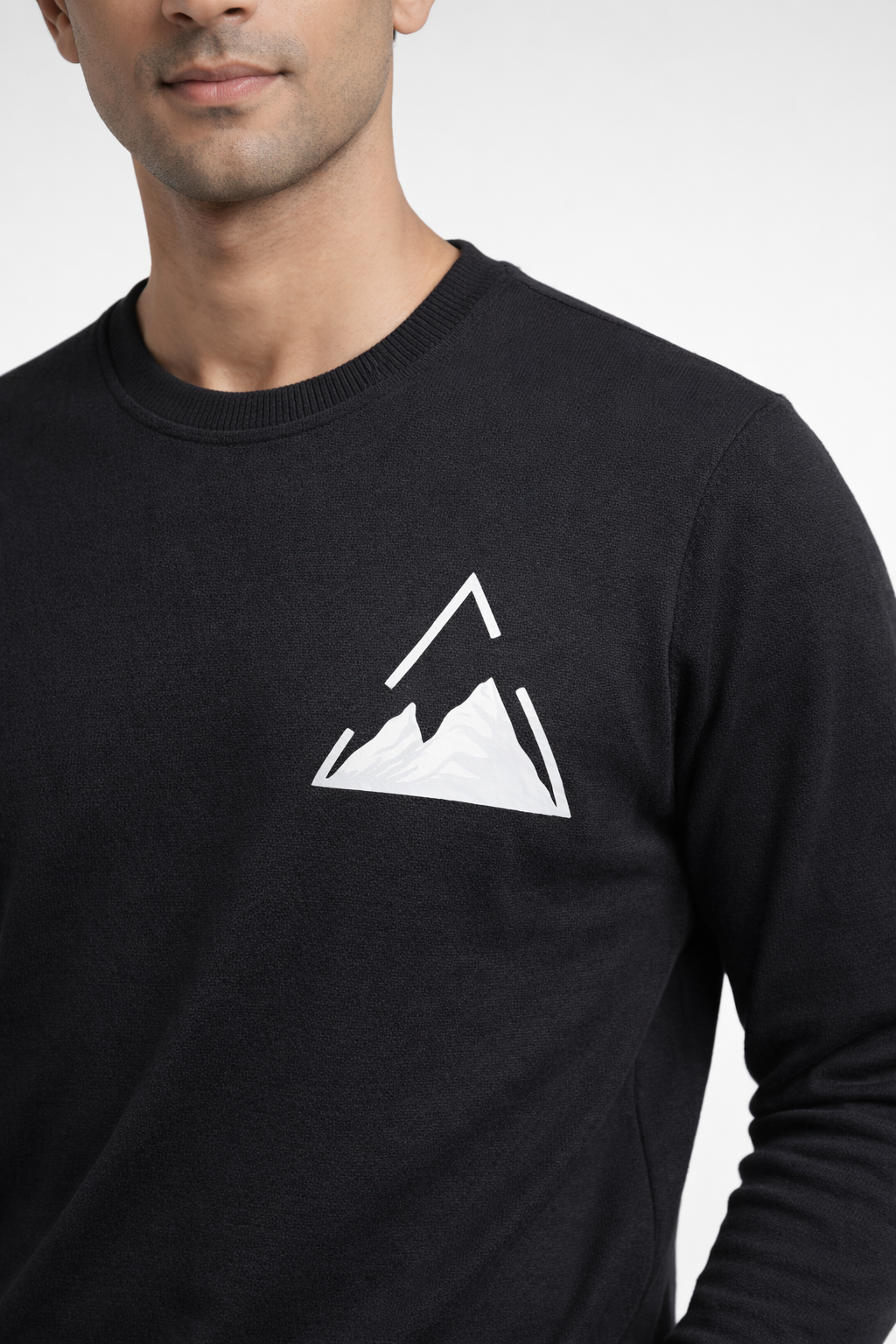 Men’s Printed Crew-Neck Sweatshirt
