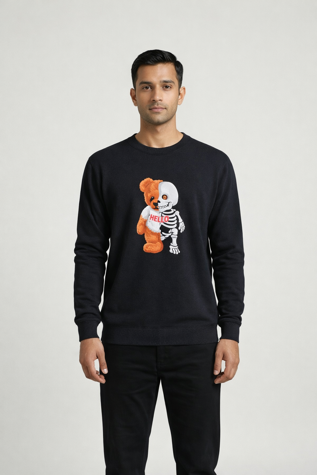 Men’s Graphic Crew-Neck Sweatshirt