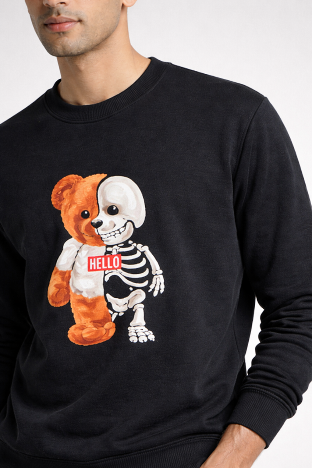 Men’s Graphic Crew-Neck Sweatshirt