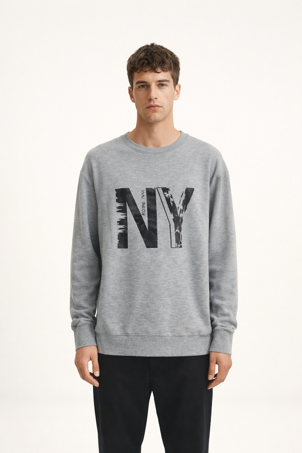 Men’s Grey Graphic Sweatshirt