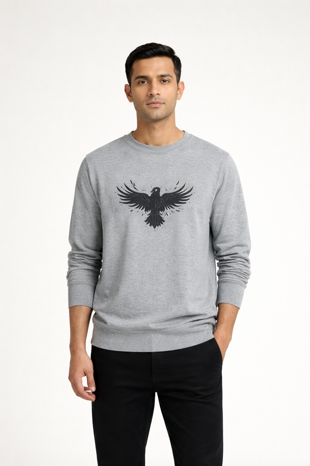 Men’s Grey Graphic Sweatshirt