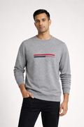 Men’s Grey Printed Sweatshirt