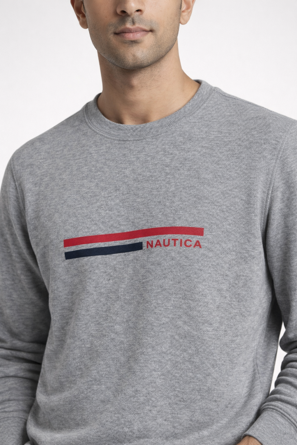 Men’s Grey Printed Sweatshirt