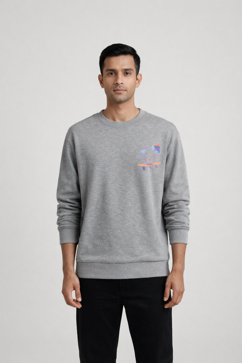 Men’s Grey Graphic Sweatshirt