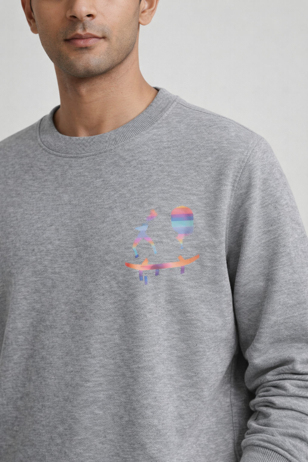 Men’s Grey Graphic Sweatshirt