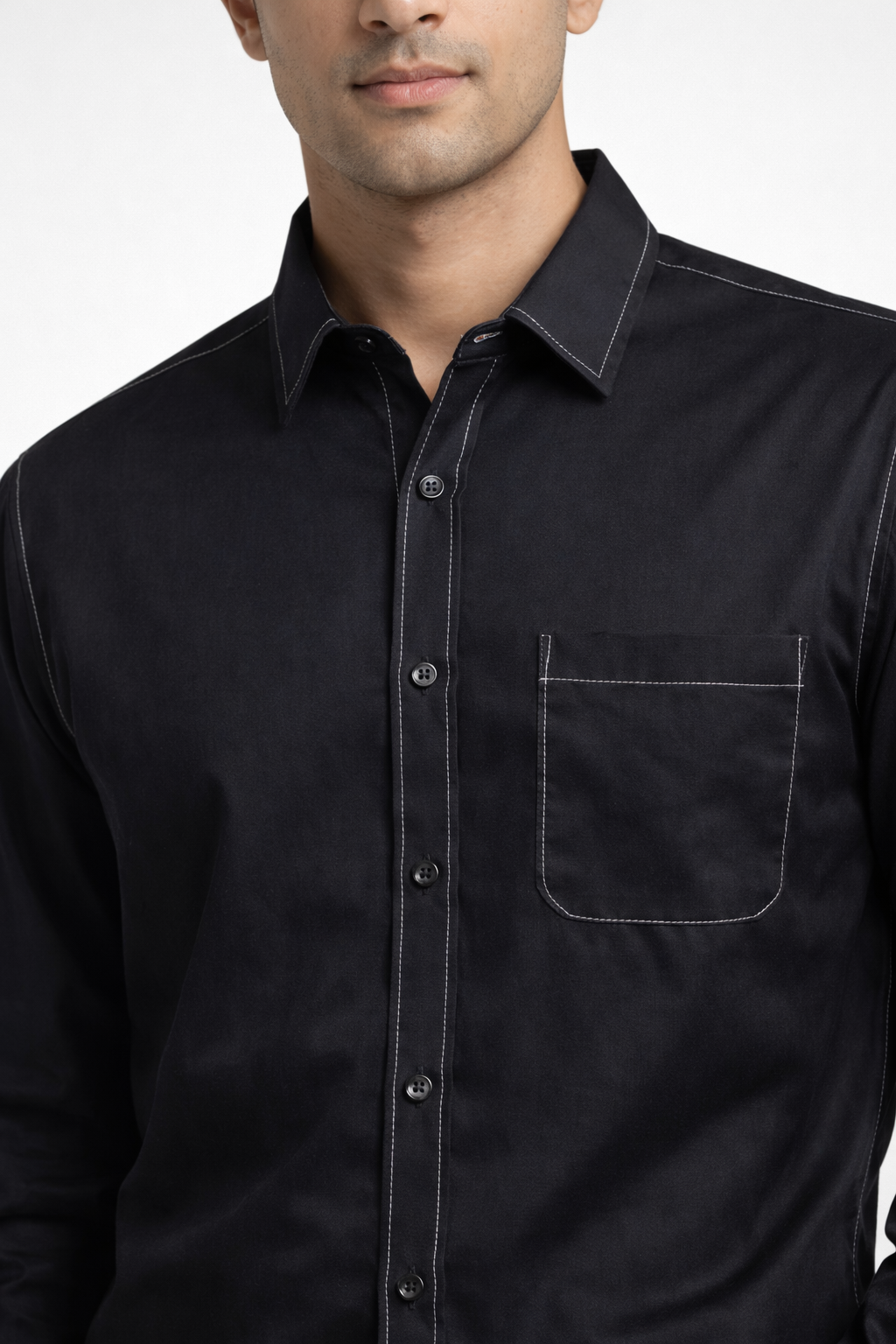 Men’s Black Classic Full Sleeve Shirt