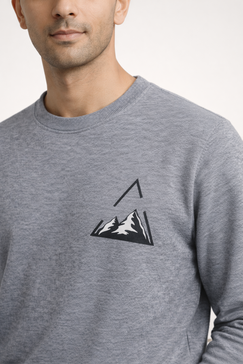 Men’s Grey Graphic Sweatshirt