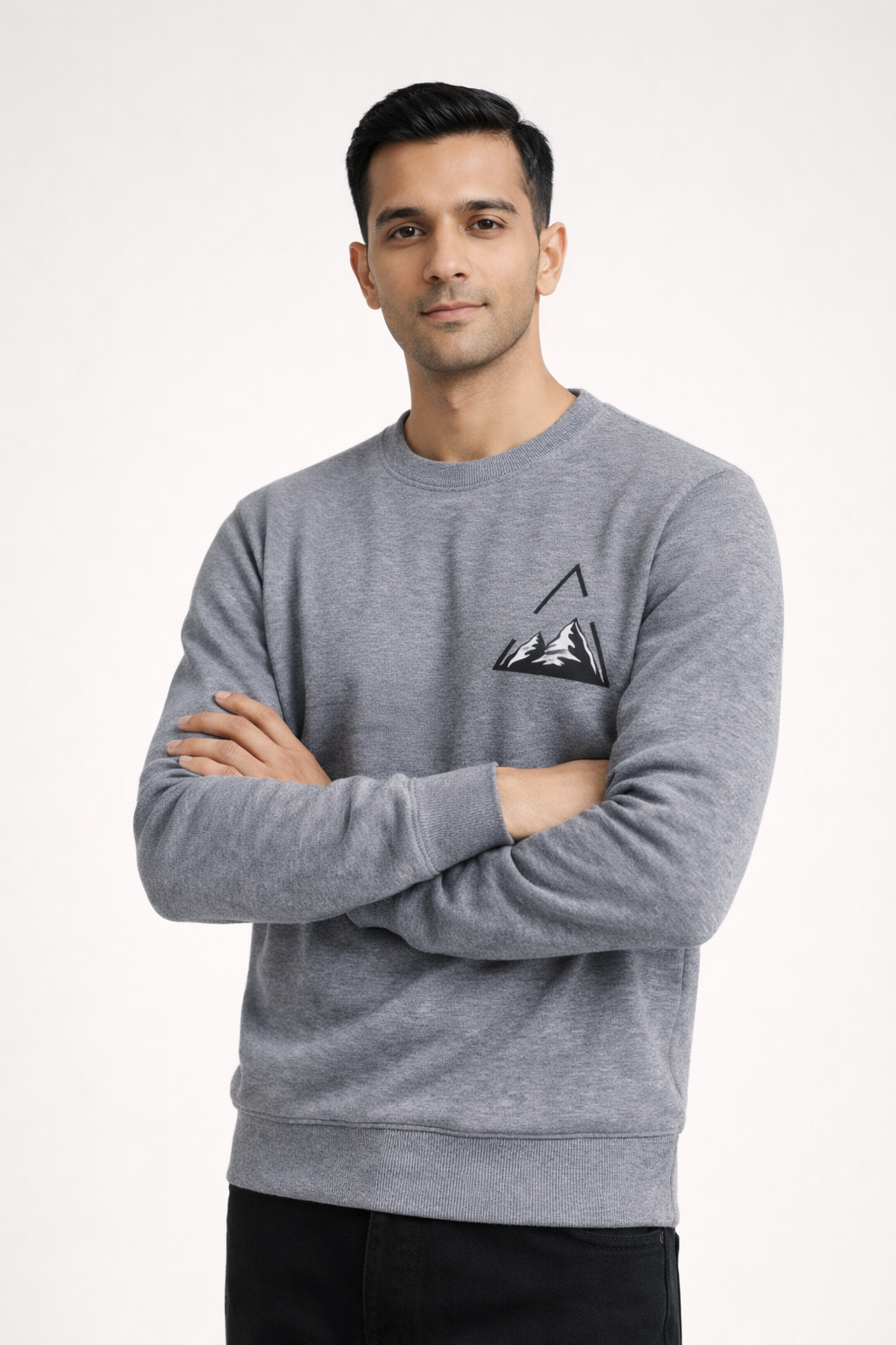 Men’s Grey Graphic Sweatshirt