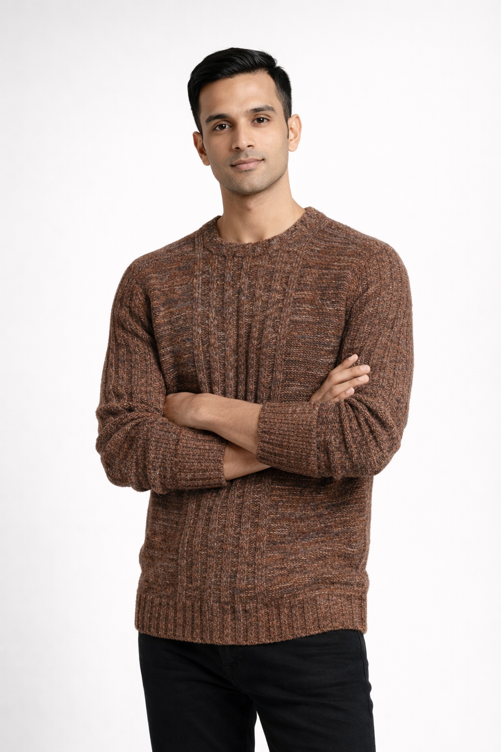Men’s Textured Knit Pullover