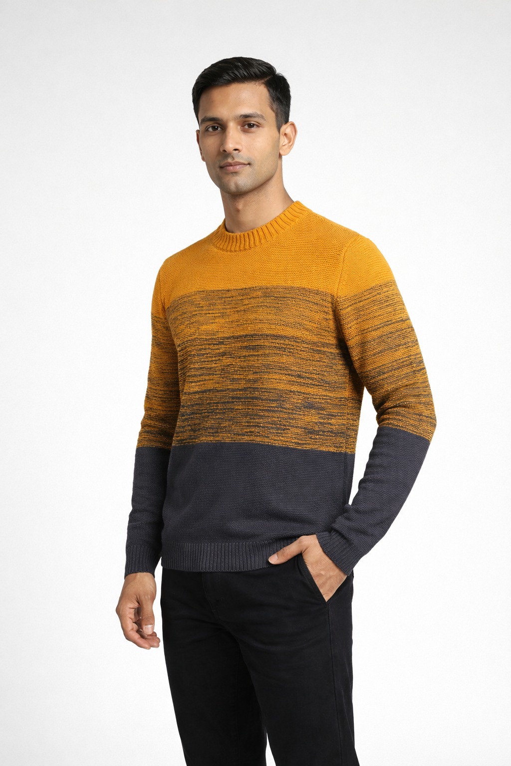 Men’s Colorblock Knit Pullover