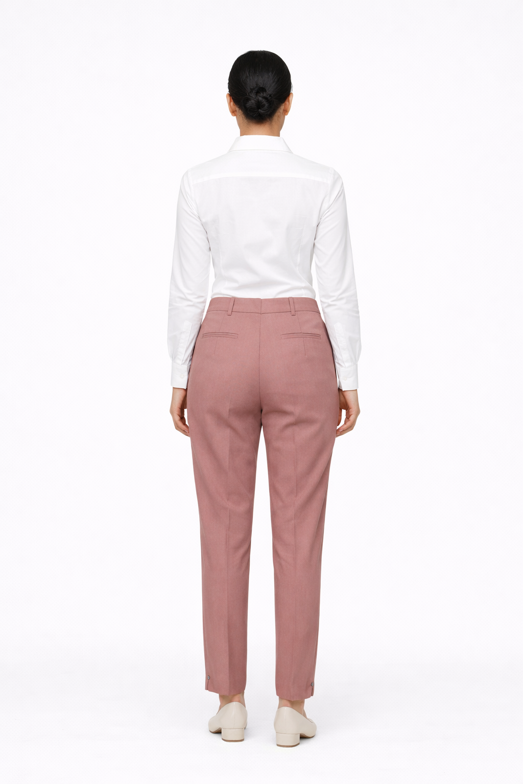 Women’s Rose Pink Tailored Formal Trousers