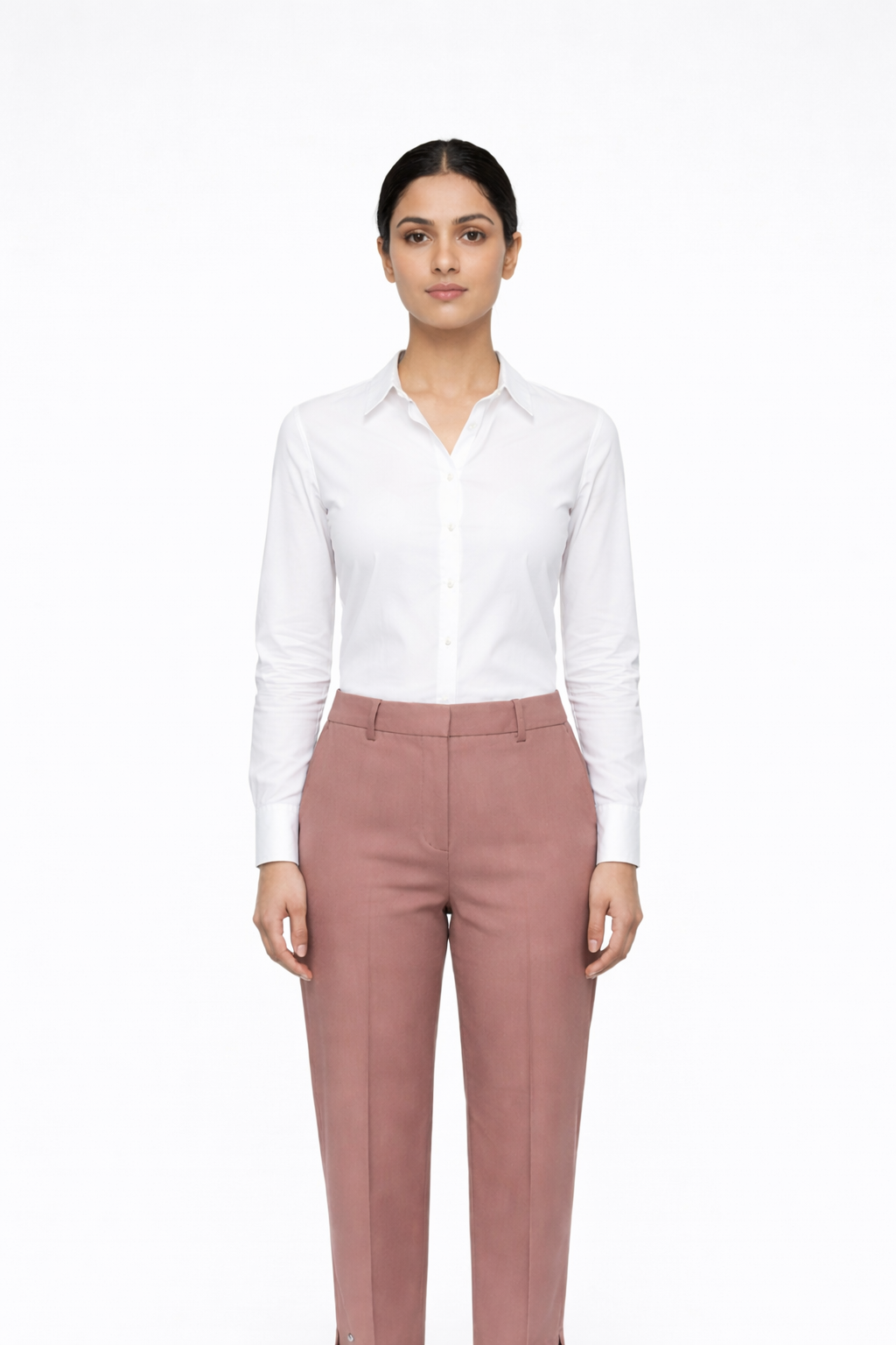 Women’s Rose Pink Tailored Formal Trousers